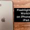 how to fix flashlight on iphone not working