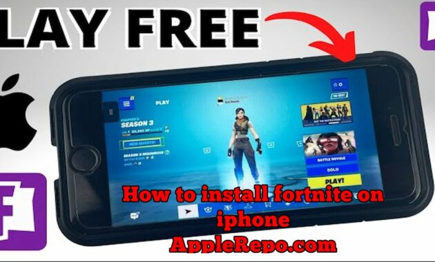 how to install fortnite on iphone