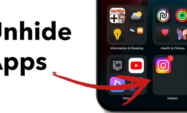 How to Unhide Apps on iPhone